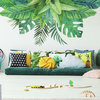 Green Watercolor Tropical Leaves XL Giant Wall Decals