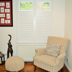 Beautiful plantation Shutters in Canford Cliffs interior - Interior Shutters