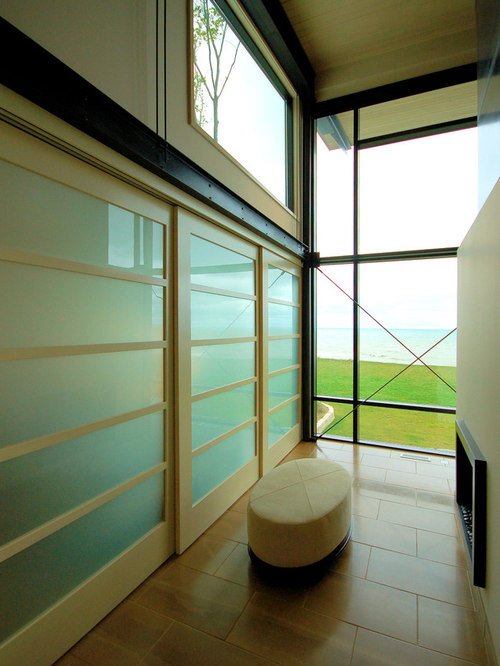 Frosted Glass Water Closet Door Houzz