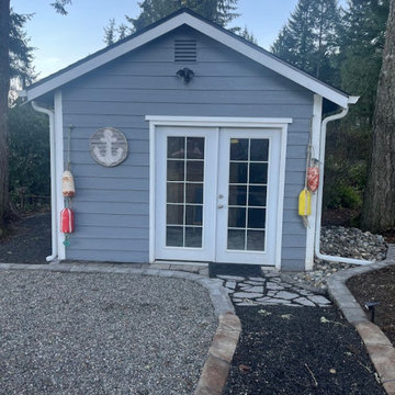 Puget Sound Shed to Sauna Conversion