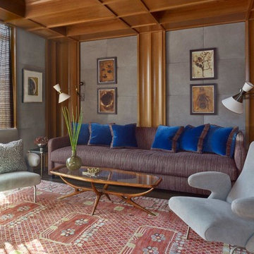 Eclectic and Tasteful Living Room
