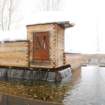 Lake Creek Water Garden in the Winter