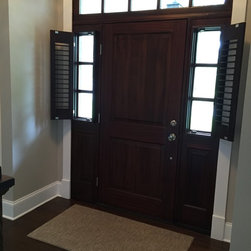Sidelight Problem Solved - Interior Shutters
