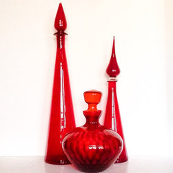 Mid Century Glass - Vases