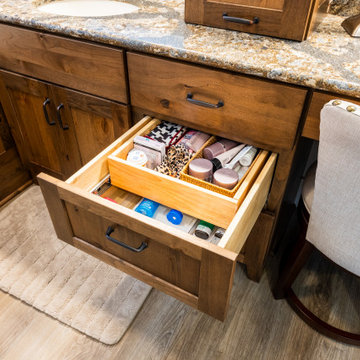 Rustic Owners Suite Bath