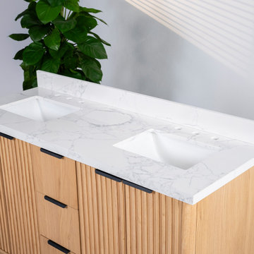 Kathryn 60'' Light Bathroom Vanity