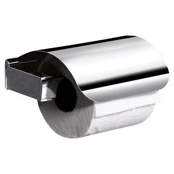 Chrome Toilet Paper Holder With Cover