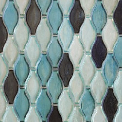 Silhouette glass tile mosaic by Hirsch - Mosaic Tile