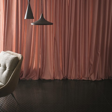 Deco D'Antan Filet 24'' x 24'' and 8'' x 8'' in Noir