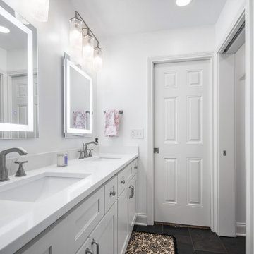Three-Bathroom Remodel — Geist, Fishers, IN