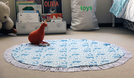 DIY : Coudre un tapis de jeu circulaire pour bébé