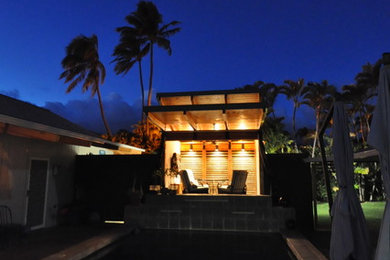 Island style exterior home photo in Hawaii