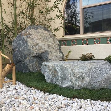 West Covina Outdoor Zen Garden Reflecting Pool