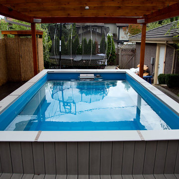 Endless Pool in a Small Urban Backyard