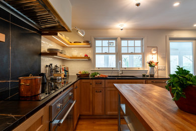 Inspiration for an eclectic kitchen remodel in Bridgeport