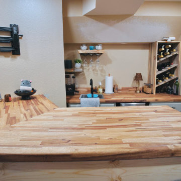 Southwestern Hosting Basement Bar