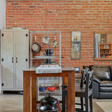 Occupied Home Staging - Minneapolis Industrial-style Condo