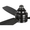 Gaze Collection 60" LED 3-Blade Ceiling Fan, Black