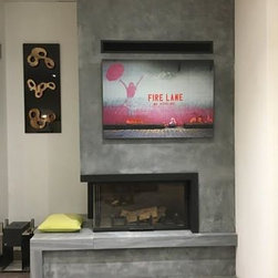 Chemin&eacute;e avec foyer Seguin - Indoor Fireplaces