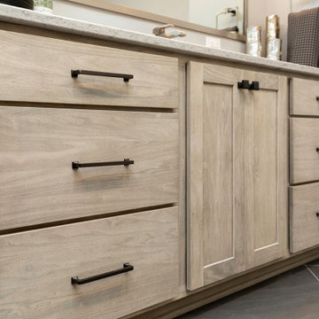 Bath Remodel Adds Texture, Color and Storage