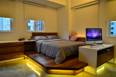Bedroom - modern bedroom idea in Hong Kong