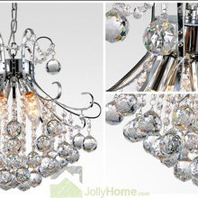 designer modern pendant light crystal ball