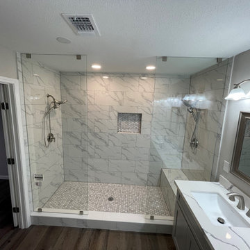 Primary Bathroom with Large Walk-In Shower