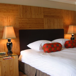 Headboard Panel - Bamboo & Upholstery - Headboards