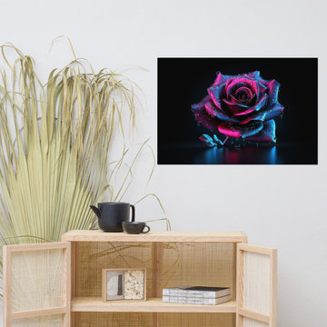 Floral Print Wall Decor: Eternal Blossom