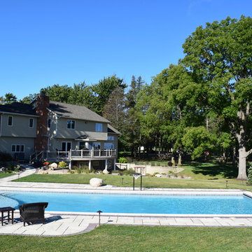 Custom Concrete Inground Pool with Laminar Jets - Independence, Iowa