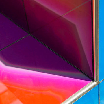 Temperature Sensitive Interactive Color Changing Bench