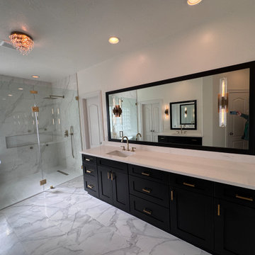 Contemporary Master Bathroom in Katy