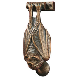 Balinese Winged Mermaid Doorknocker Traditional Door Knockers