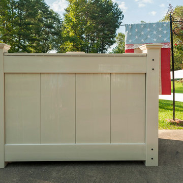 OUTDOOR GARBAGE CAN STORAGE BINS