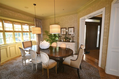 Transitional dining room photo in San Francisco