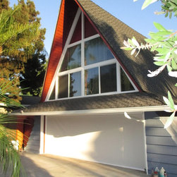 Motorized Power Screen Installed on Garage Door - Products