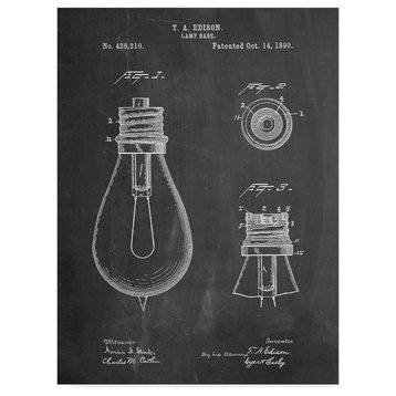 "Edison Lamp Base" by Cole Borders, Canvas Art, 32"x24"
