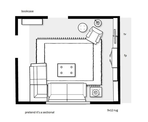 Furniture layout help – game plan