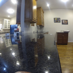 Angola Black Granite Countertop - Kitchen Countertops
