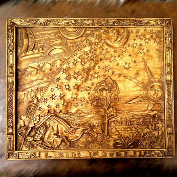 "Urbi et Orbi". Carving picture from the book of 1888'
