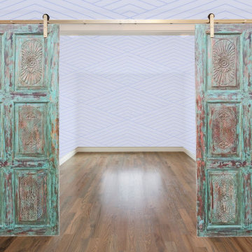 Rustic Vintage  Barn Door Panel