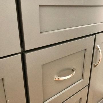 New Construction Kewanee IL MSI Quartz Koch & Dura Supreme Painted Cabinets