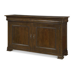 Sonoma Vintage Brown 2 Door Credenza Buffet - Buffets And Sideboards