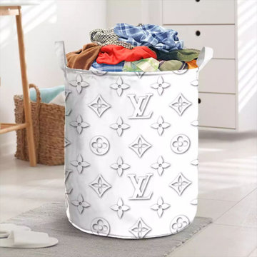 White In White Vuitton Laundry Basket