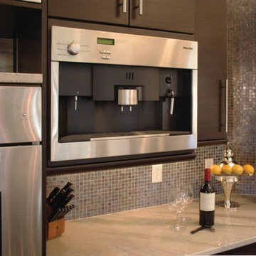 Stainless Steel Built-In Coffee Machine