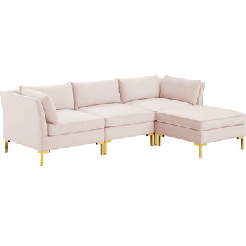 Carlton Sectional Sofa - Pink