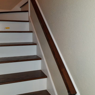 Remodel of front rooms, stairs, hallway, and powder bathroom in Claremore, OK