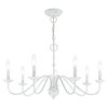 Traditional Chandelier, Antique White