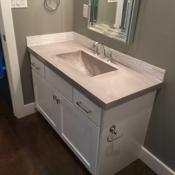 Freeman Home Custom concrete sink