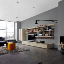 master table and shelves